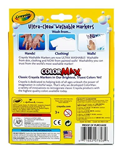 8 ct. Ultra-Clean Washable Classic, Broad Line, Color Max Markers