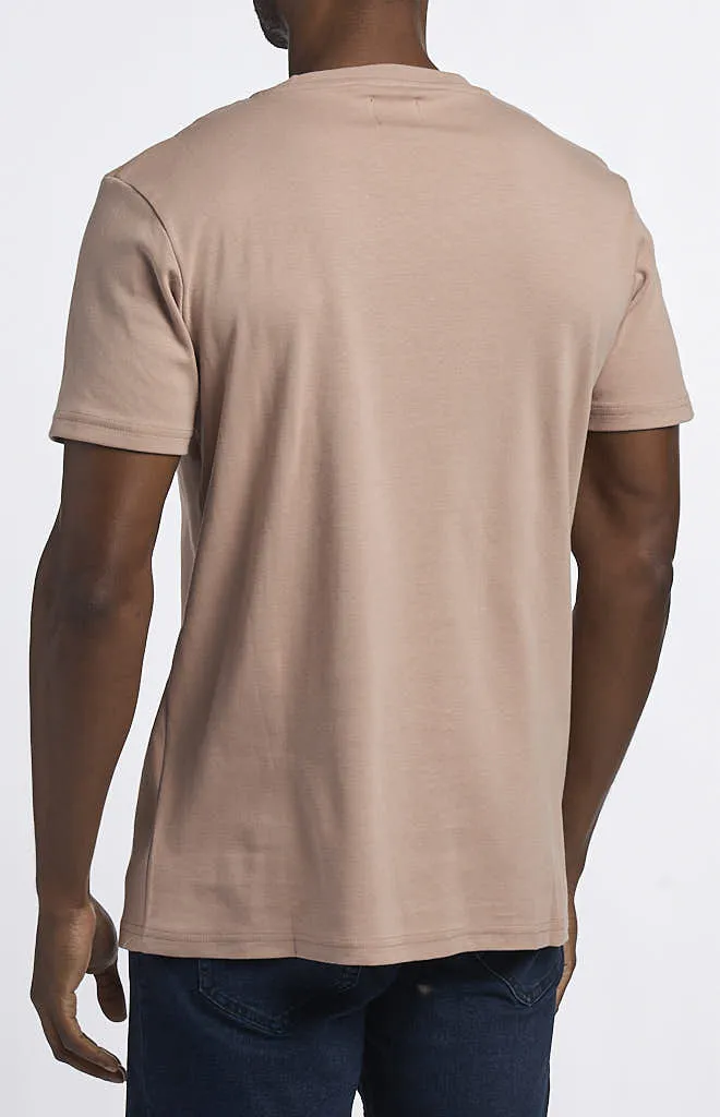 PX Diagonal Stripe Embroidered Short-Sleeve T-Shirt