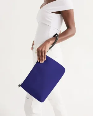 Shaded Blue Zip Pouch | C100M100Y0K30